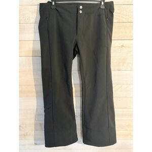 The North Face HyVent Pants Womens Medium Black Snow Ski Insulated Shell Outdoor